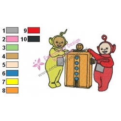 Teletubbies Embroidery Design